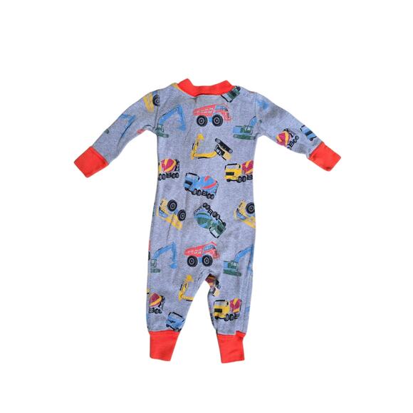 Hanna Andersson Baby Zip Sleeper Organic Cotton Construction Crew Size 3-6 Month - Picture 3 of 3